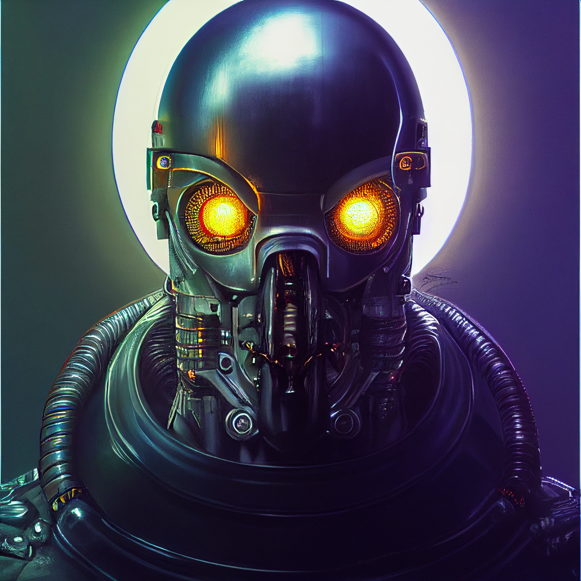 Download AI Art Sci Fi Cyborg PFP by vinny47