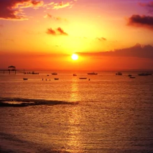  Sunset in Salvador,Brazil