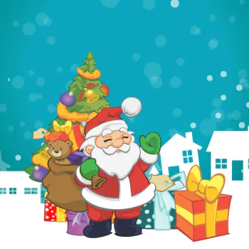  Santa and hes Bag of Toys by mohamed Hassan