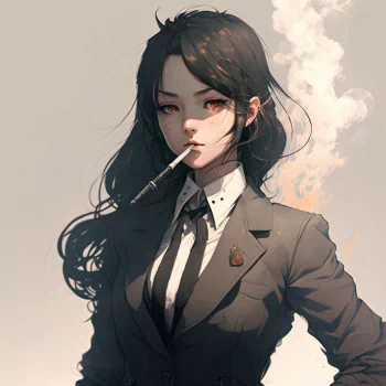 AI Art suit Anime girl anime girl PFP