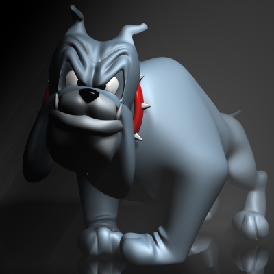Cartoon Bulldog 3D
