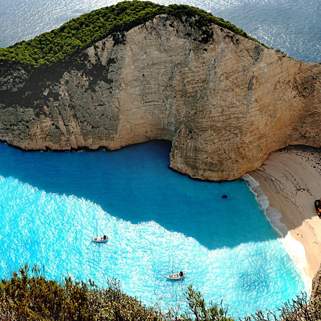 Zakynthos Beach in Greece