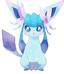 Anime-style Pikachu-inspired character with blue and purple tones, featuring large ears and a gentle expression, used as a Pokémon-themed forum avatar.
