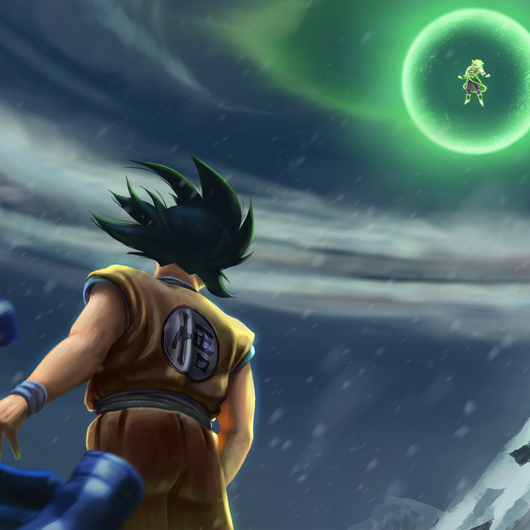 goku and vegeta vs broly