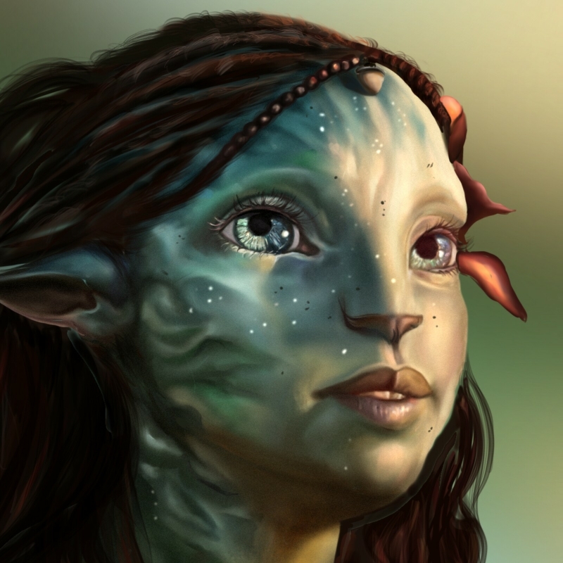Tsireya from Avatar 2 the way of water by Siha Sorrows