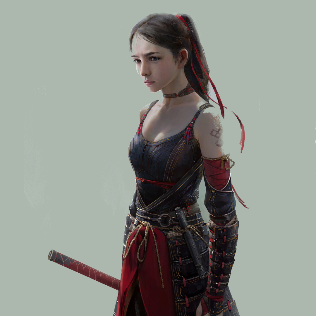 Fantasy Women Warrior Pfp by jinglin Xu