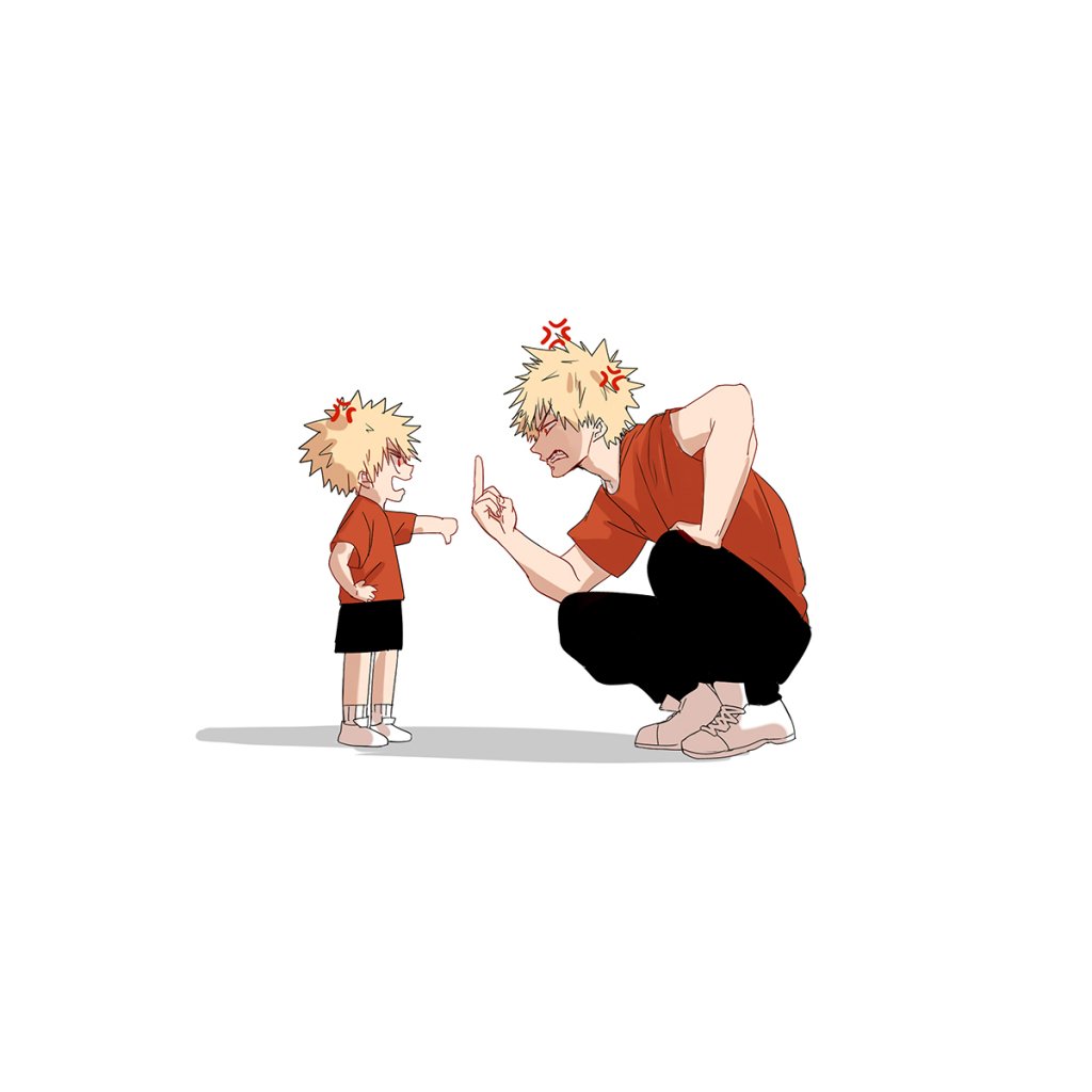 Forum avatar featuring an anime-style illustration from My Hero Academia, showing two characters with blonde hair and red shirts in a playful, confrontational pose.