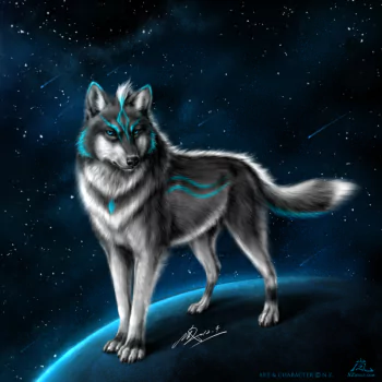 fantasy wolf PFP