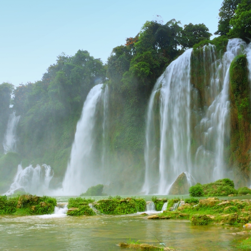 Ban Gioc–Detian Falls in Vietnam