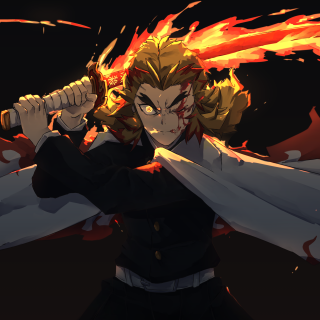 Download Kyojuro Rengoku Anime Demon Slayer: Kimetsu No Yaiba PFP