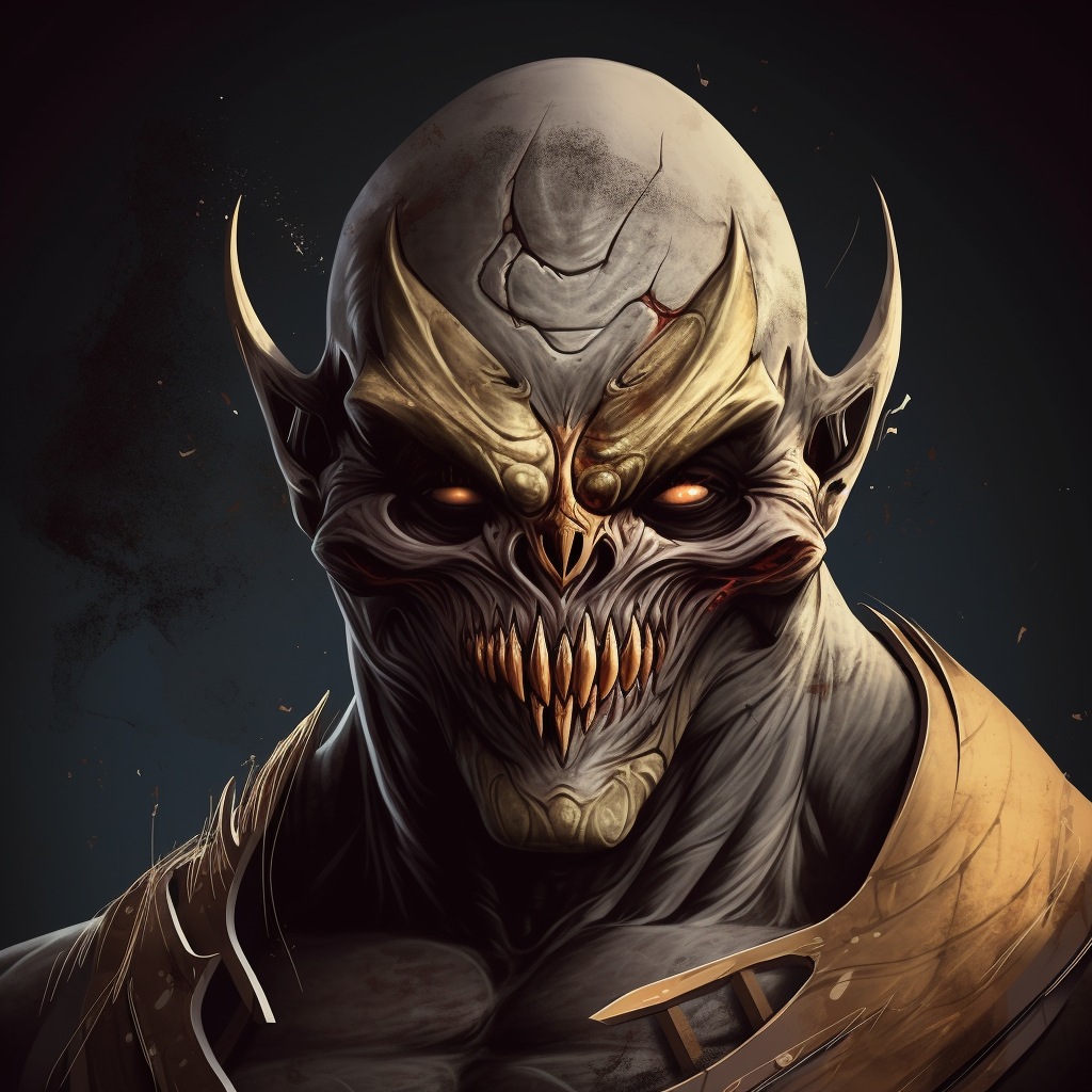 Scary Baraka from Mortal Kombat Fan Art