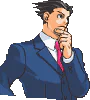 video game Phoenix Wright: Ace Attorney PFP