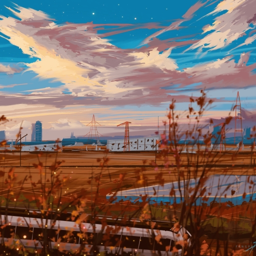 Anime Landscape Pfp by Fangpeii