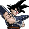 Dragon Ball anime forum avatar: Goku in Saiyan armor, arms crossed and smirking against a dark background.