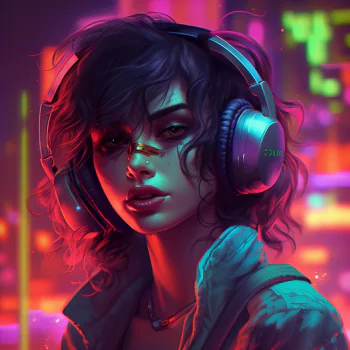 AI Art music DJ PFP