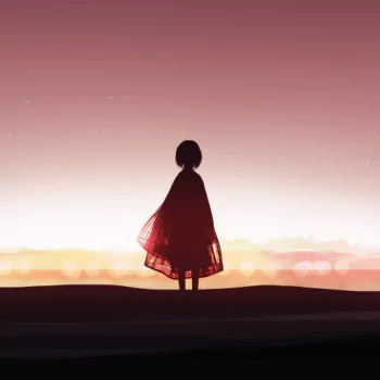  Watching the sunset alone by Gracile