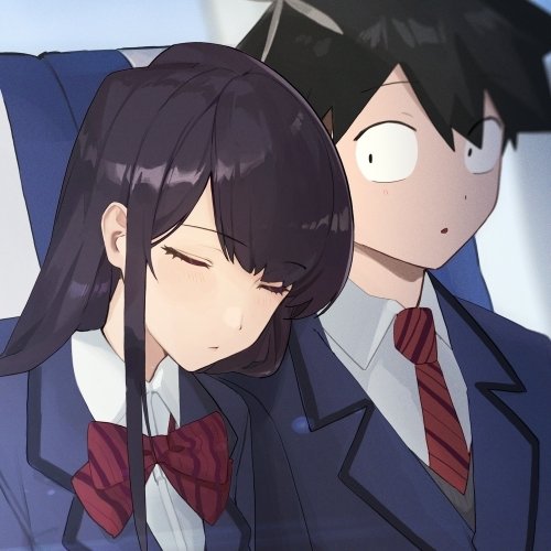 Komi & Tadano — Quiet Companions PFP