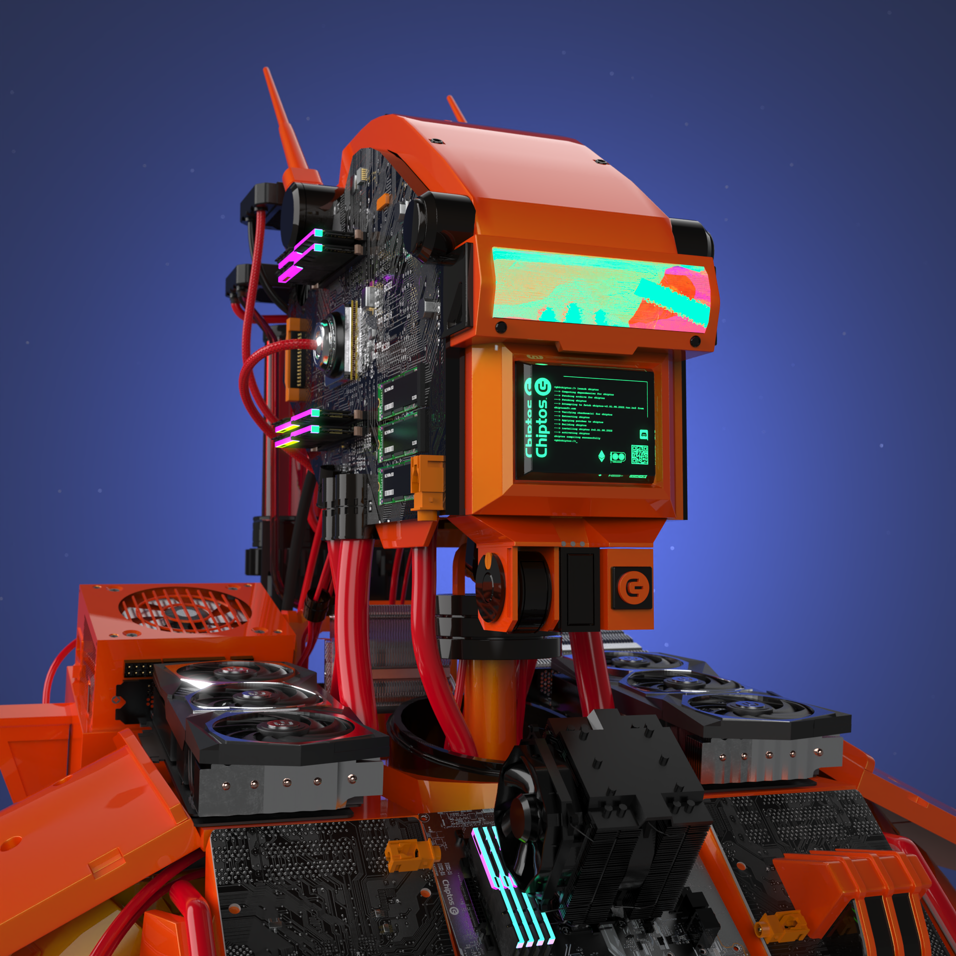 Chiptos X Droid Robot Aesthetic Robot PFP Robot Profile Picture Robots ...