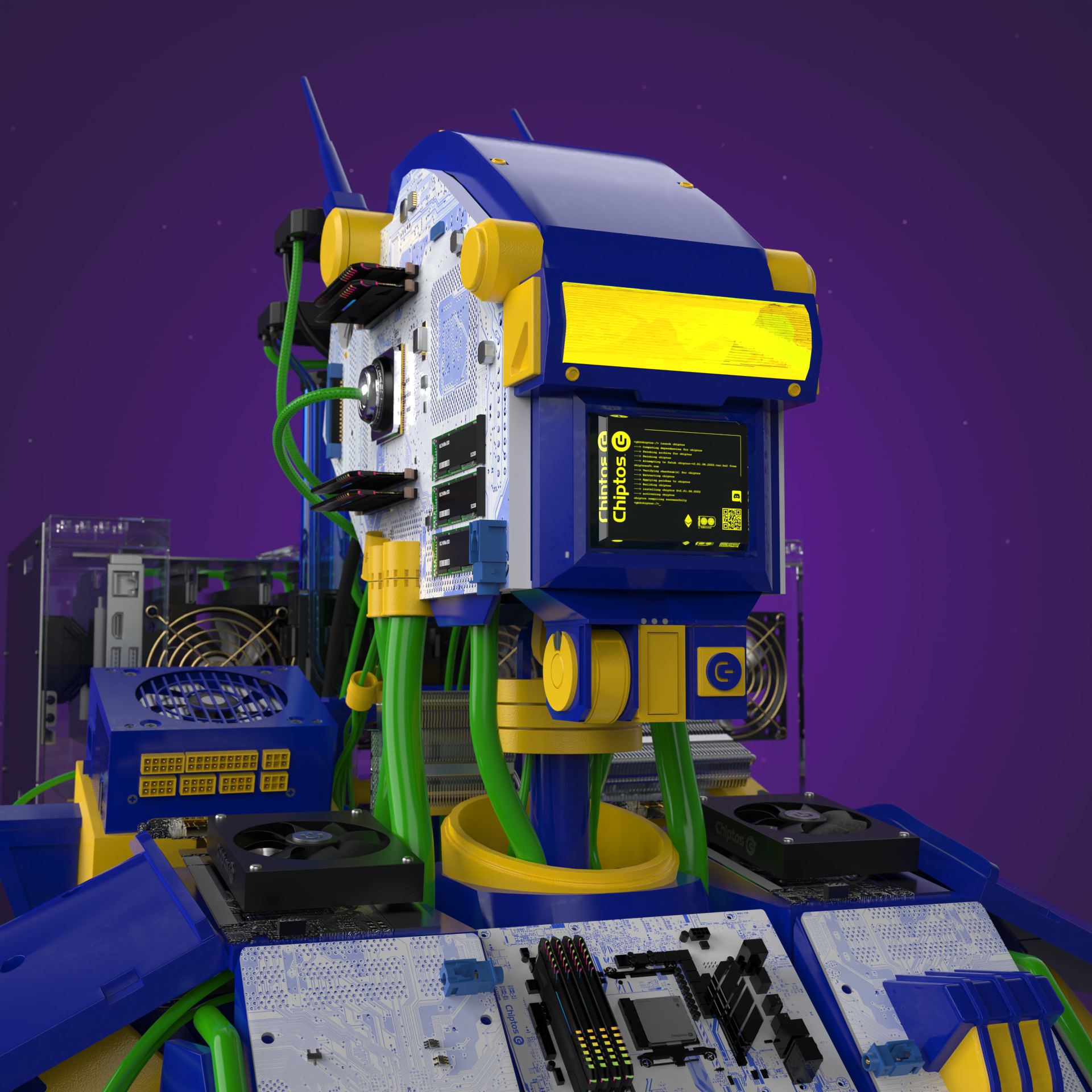 Chiptos X Droid Robot Aesthetic Robot PFP Robot Profile Picture Robots ...