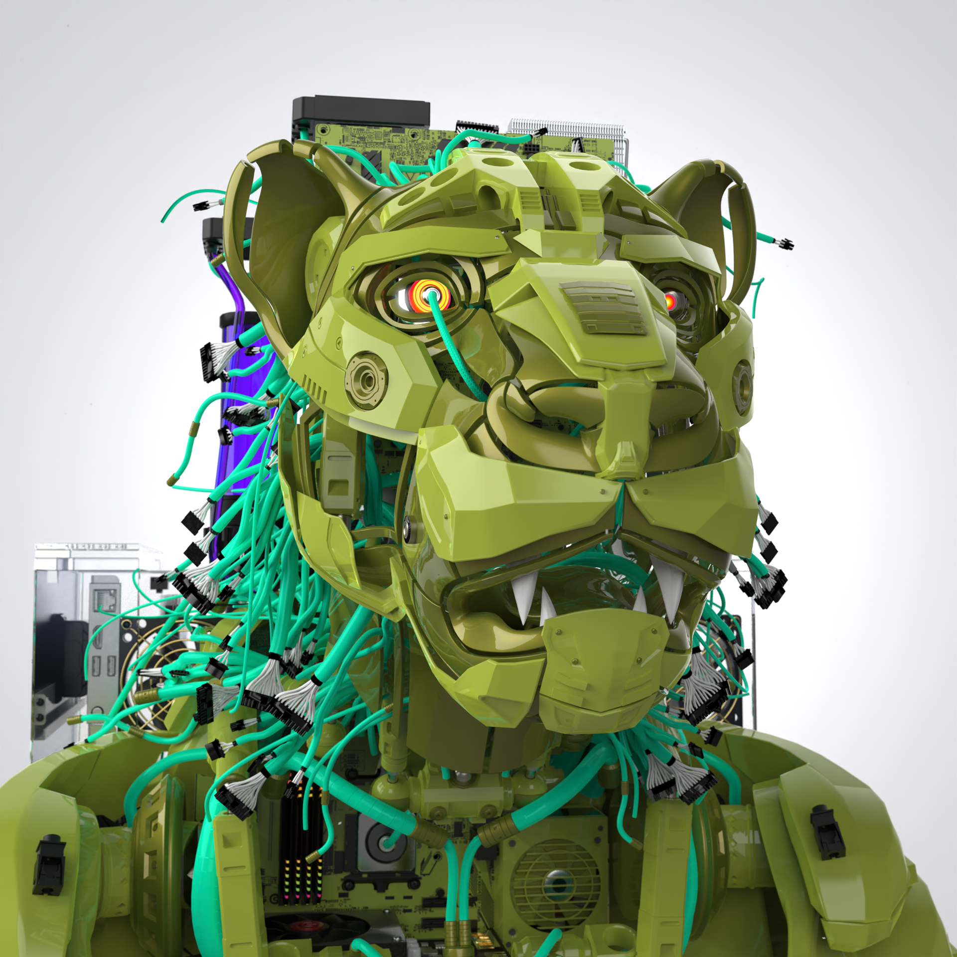 Chiptos X Lion Robot Animal Aesthetic Robot PFP Robot Profile Picture ...