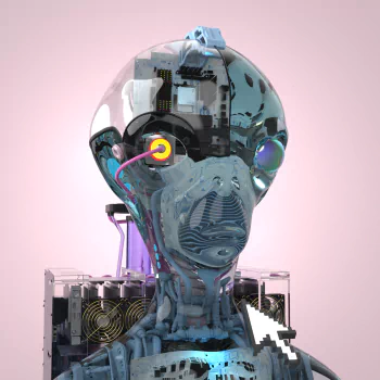  Chiptos X Alien Computer Part Robot Cool Robot PFP Scifi NFT Robot