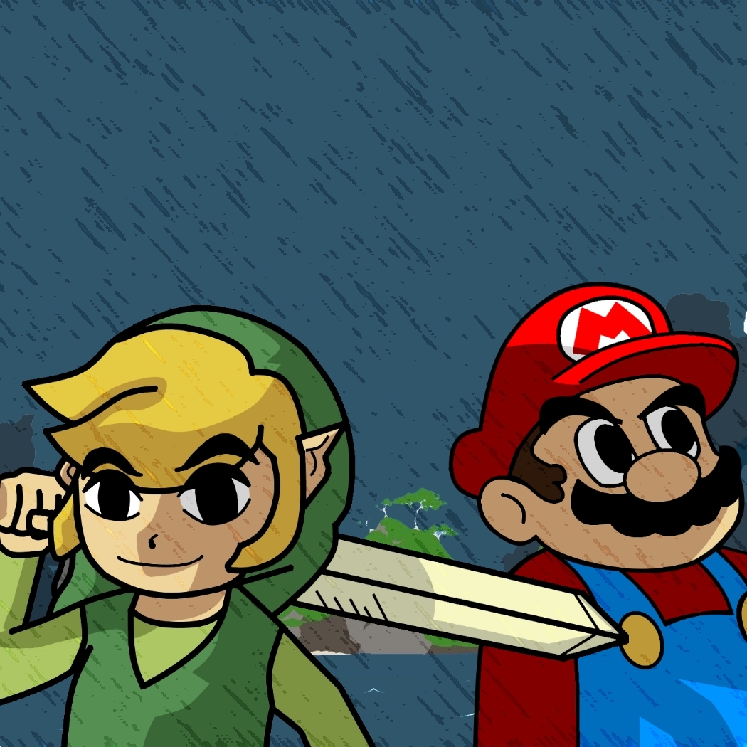 Mario & Luigi a Link Between Worlds (lol)
