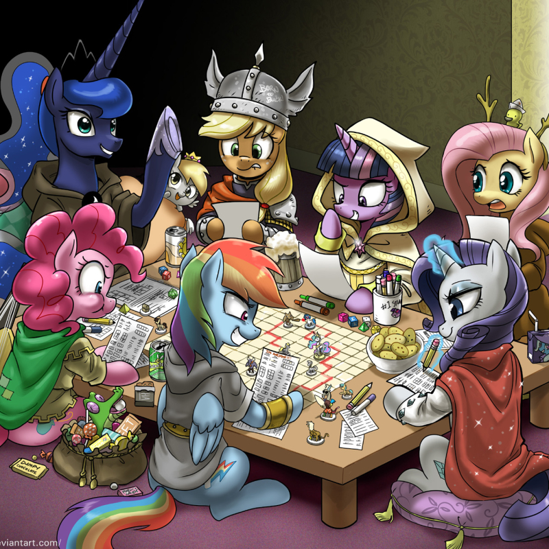 Dungeons and Ponies Plus One Dragon by John Joseco