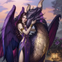 Download Elf Purple Fantasy Dragon PFP
