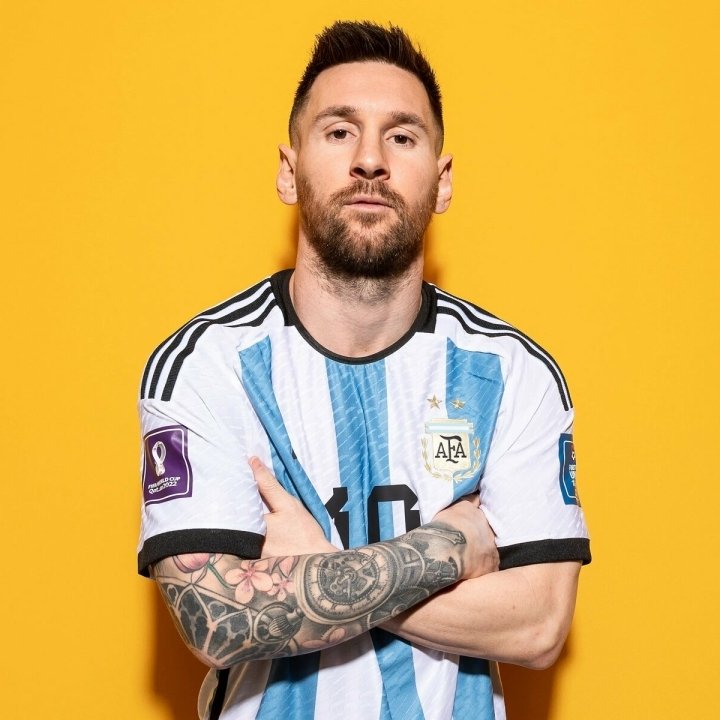 Forum avatar: bearded man with folded arms wearing an Argentina national team soccer jersey against a bright yellow background — sports-themed profile photo.