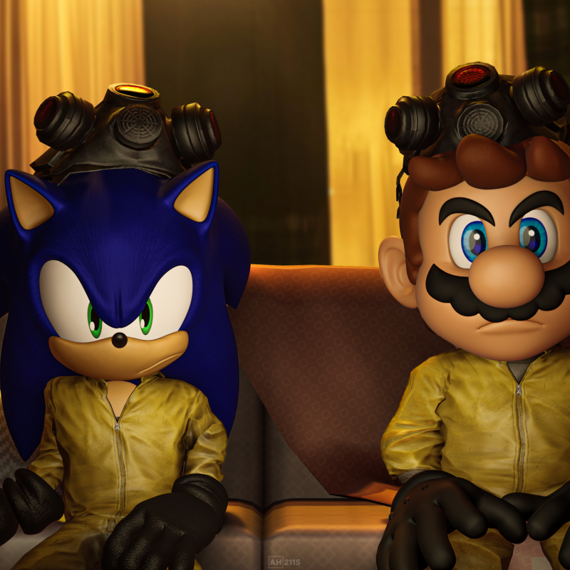 Mario & Sonic as Walt & Jesse
