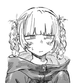  nazuna from the manga looking embarrassed