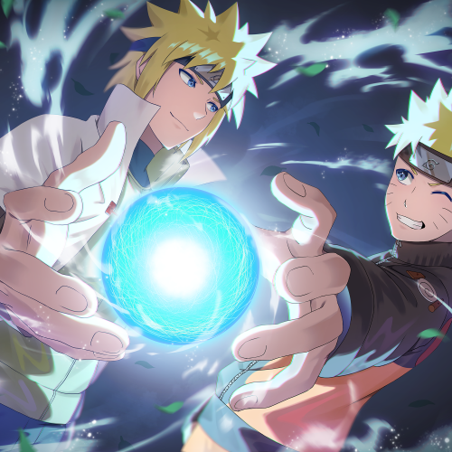 Minato and Naruto Rasengan (Fanart by Subask) : r/Naruto