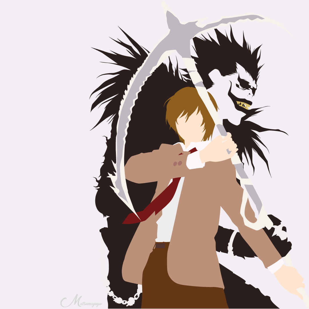 Ryuk and Light from Death Note