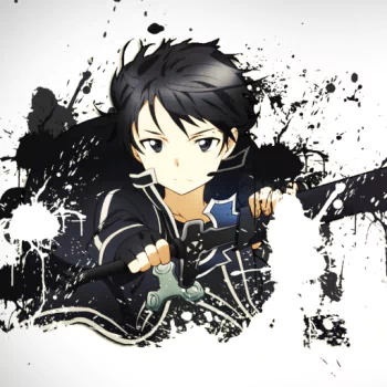  Kirito (Kirigaya Kazuto) Splatter by Yukisa