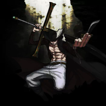 Anime One Piece Dracule Mihawk PFP