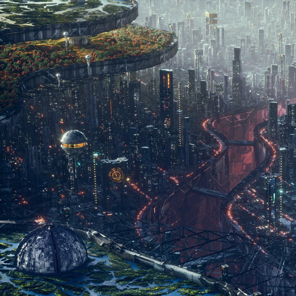 Sci Fi City Pfp by Annibale Siconolfi