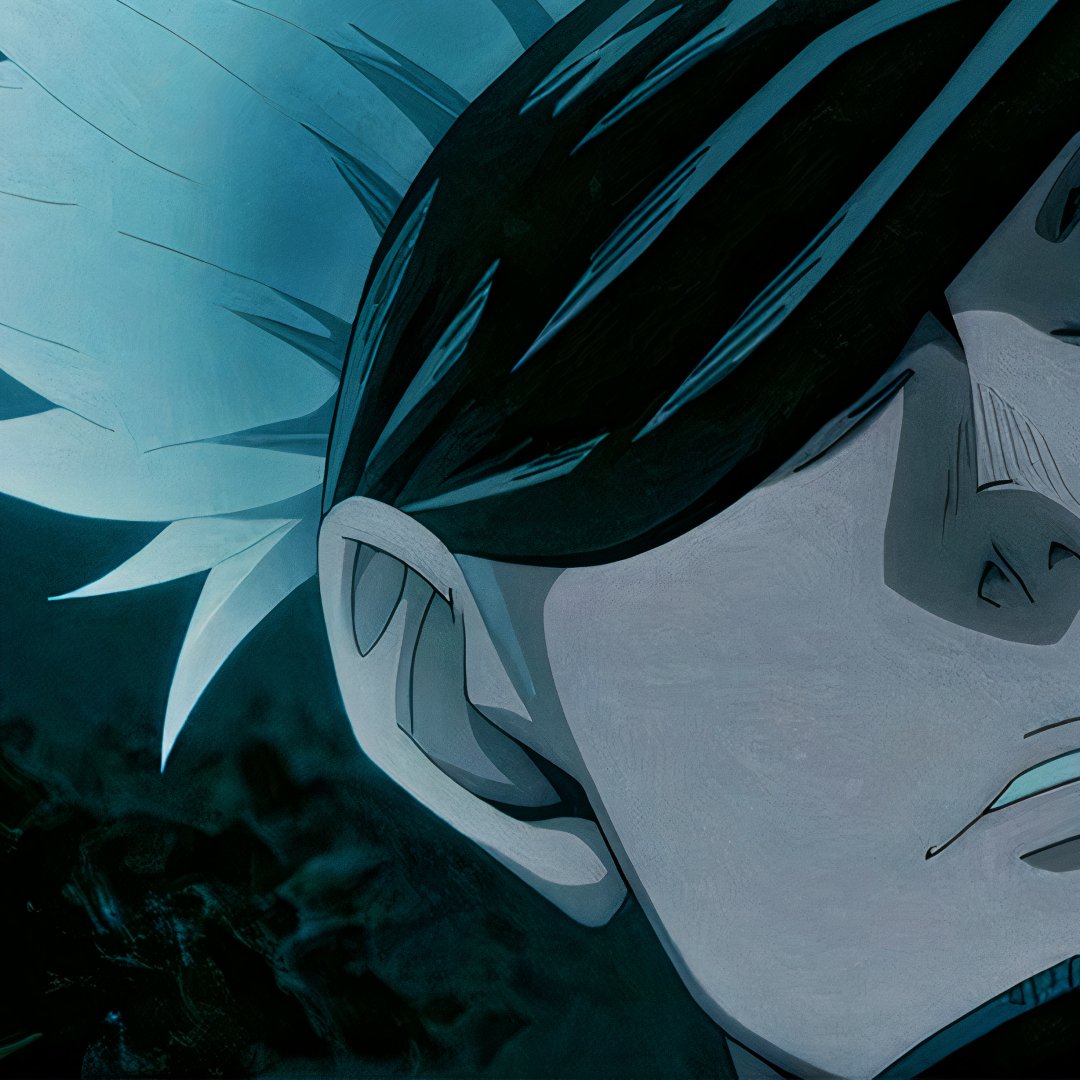 Close-up of an anime character from Jujutsu Kaisen with white spiky hair and a black blindfold, shown as a stylized forum avatar.