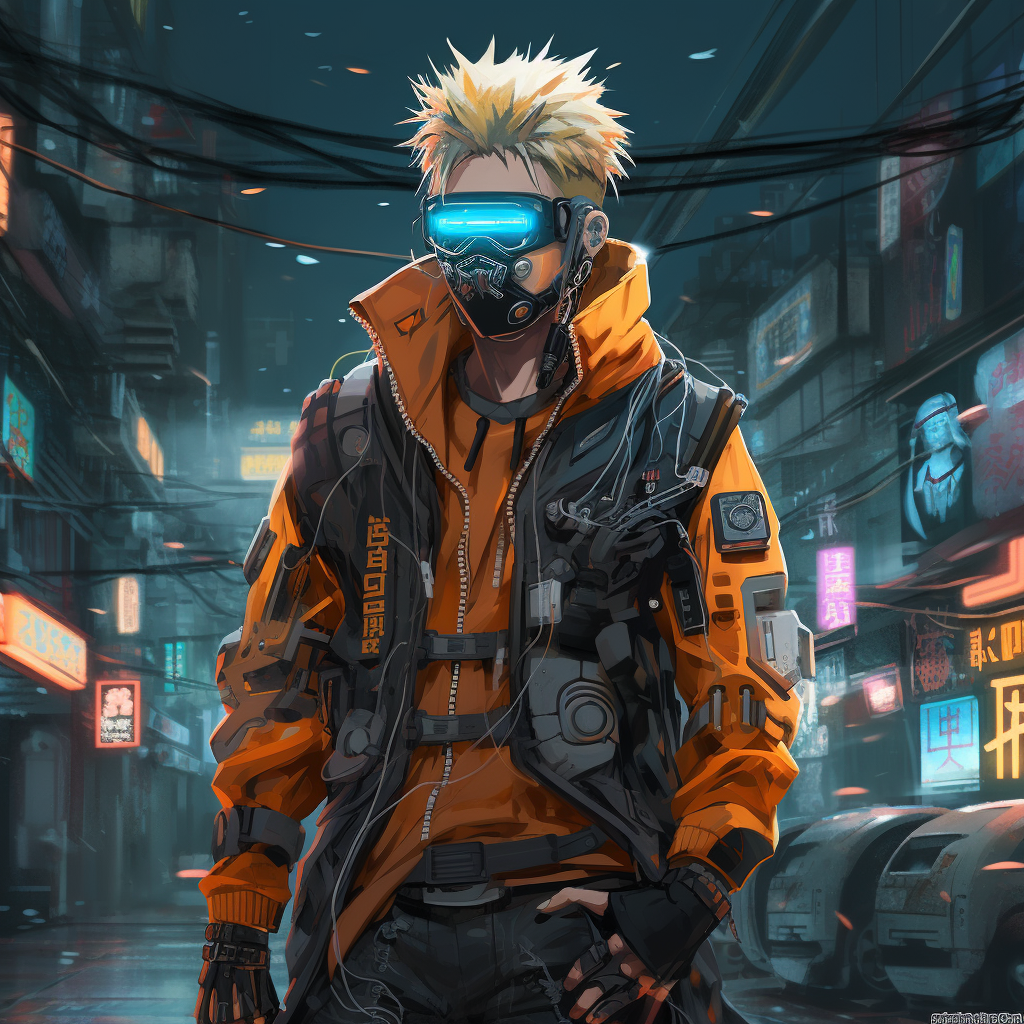 Cyberpunk Naruto by Kragon