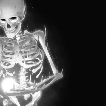 dark skeleton PFP