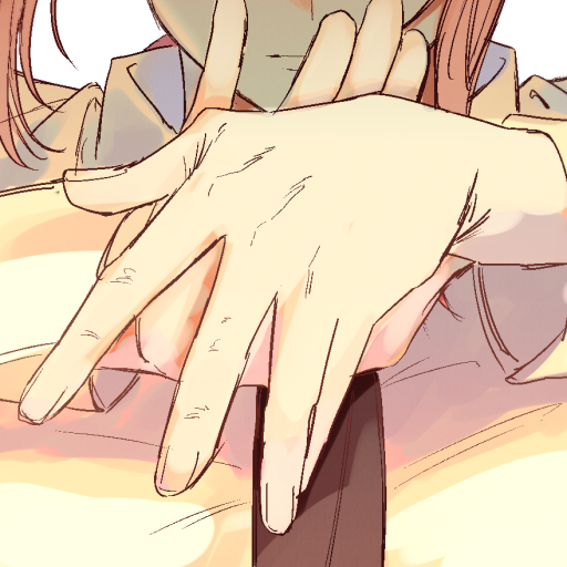 Close-up of hands in an anime style, associated with Chainsaw Man, used as a forum avatar or profile picture.