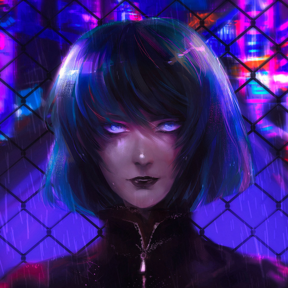 Cyberpunk Girl by rehopebet bmp