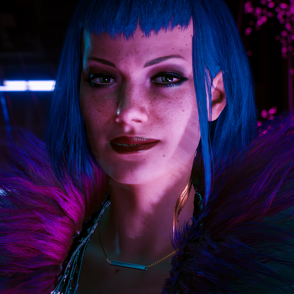 Cyberpunk 2077 Colorful Lady 0939