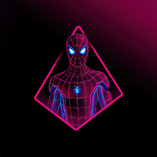 Neon Spiderman