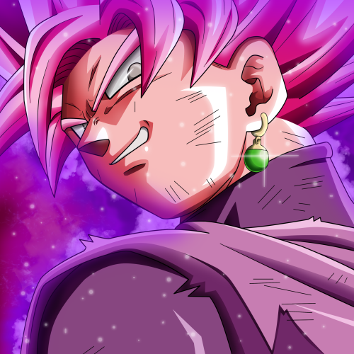 Goku black profile pink