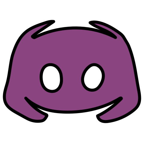 Discord logo with a smiling purple character, commonly used as an avatar or profile picture.