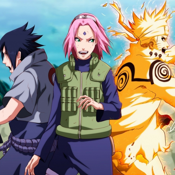 Download Naruto Uzumaki Sakura Haruno Sasuke Uchiha Anime Naruto PFP