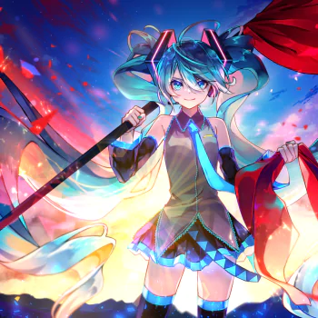  Hatsune Miku by Shirayuki Towa