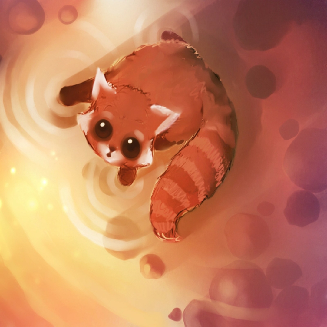 Artistic Red Panda by Apofiss