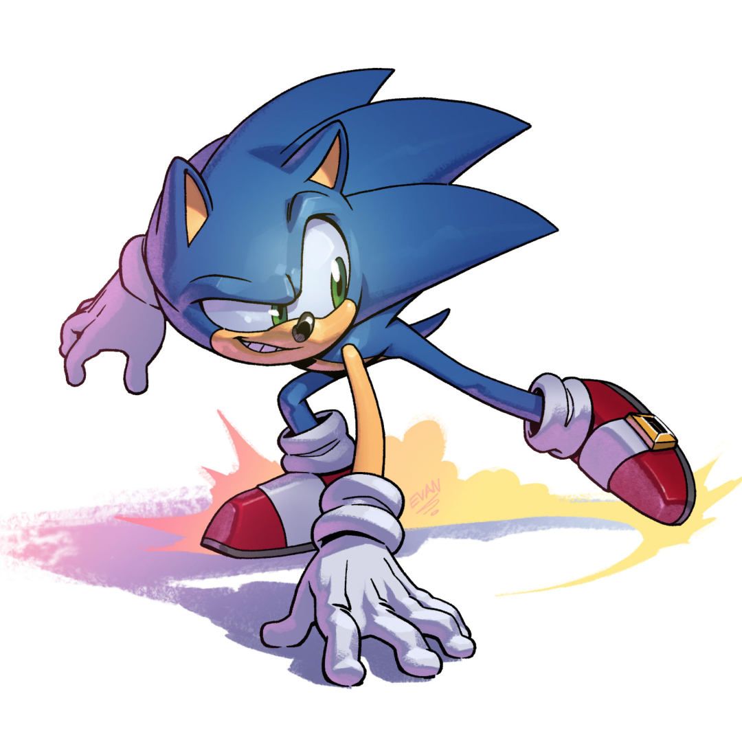 Sonic the Hedgehog Pfp by Evan Stanley