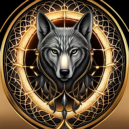 Grey Wolf Face by lonewolf6738